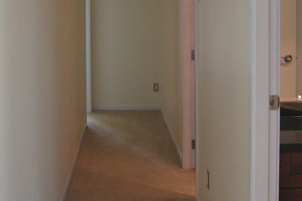 Before and After Hallway renovation