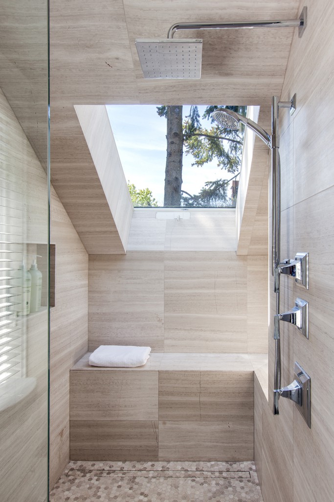 beautiful modern bathroom in kitsilano home by space harmony