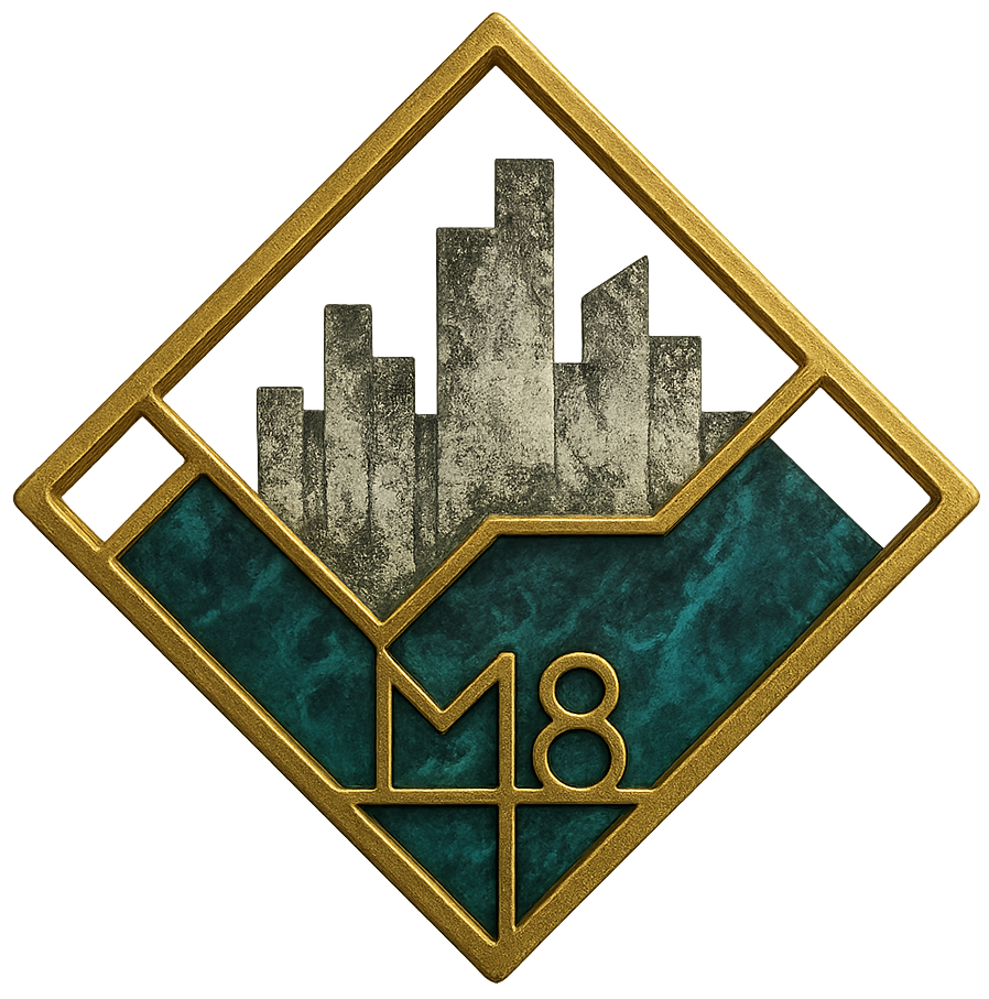 M8 Asian Fusion Restaurant Logo M8 Asian Fusion Restaurant Logo