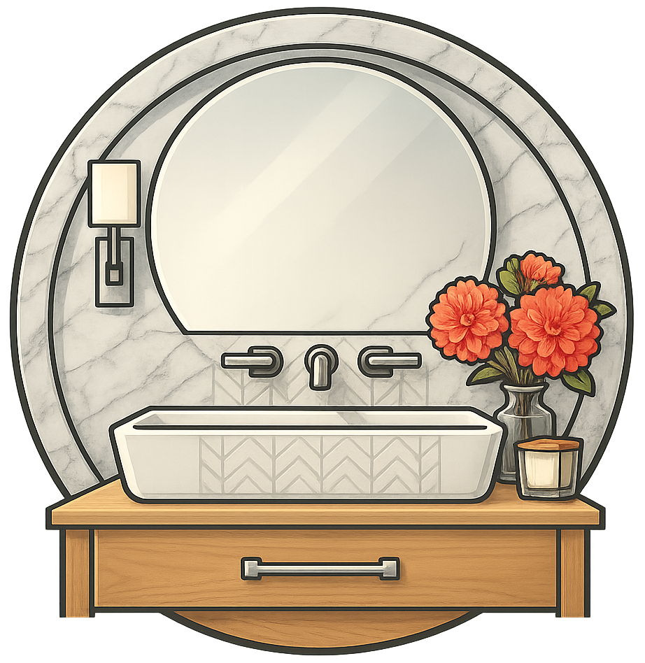 Master Bathroom in West Vancouver logo