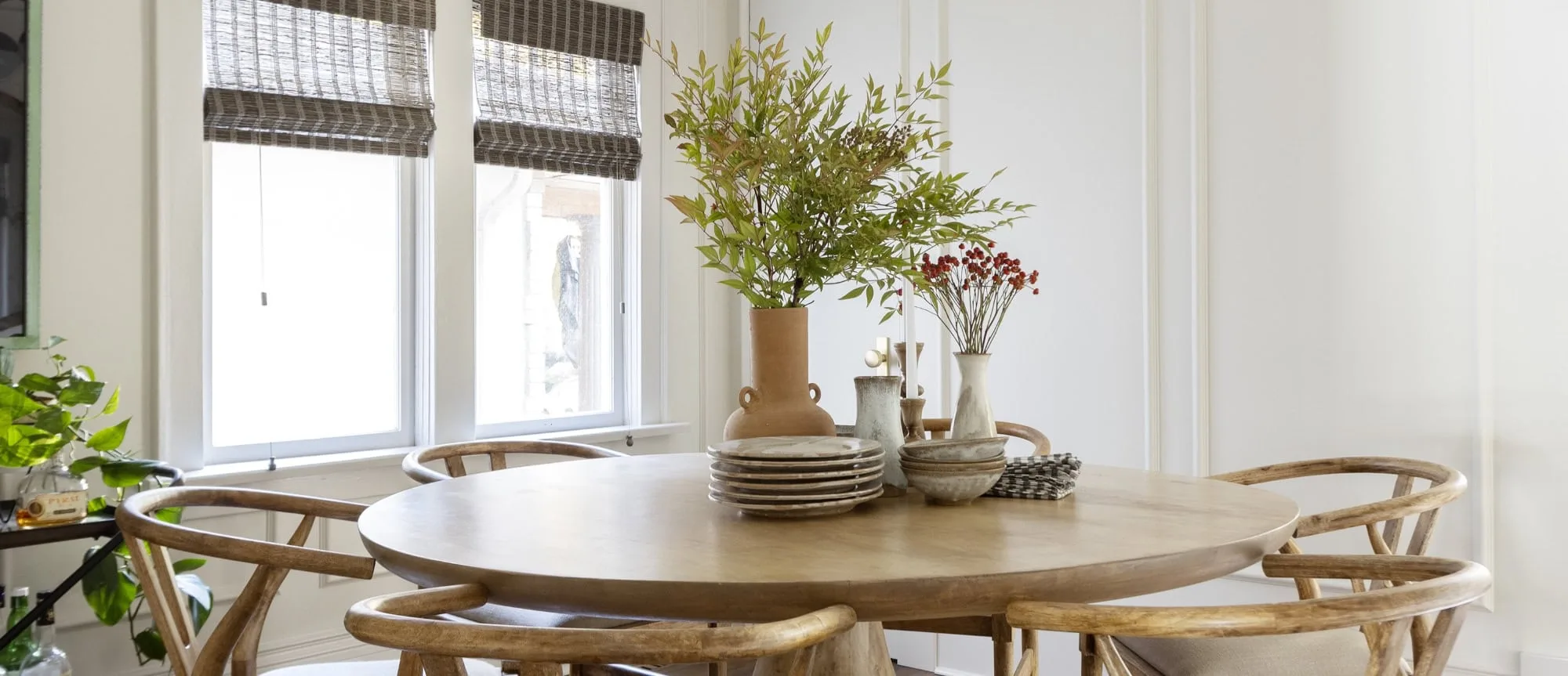 Modern Vintage in Kitsilano dining room table wide 2000 1