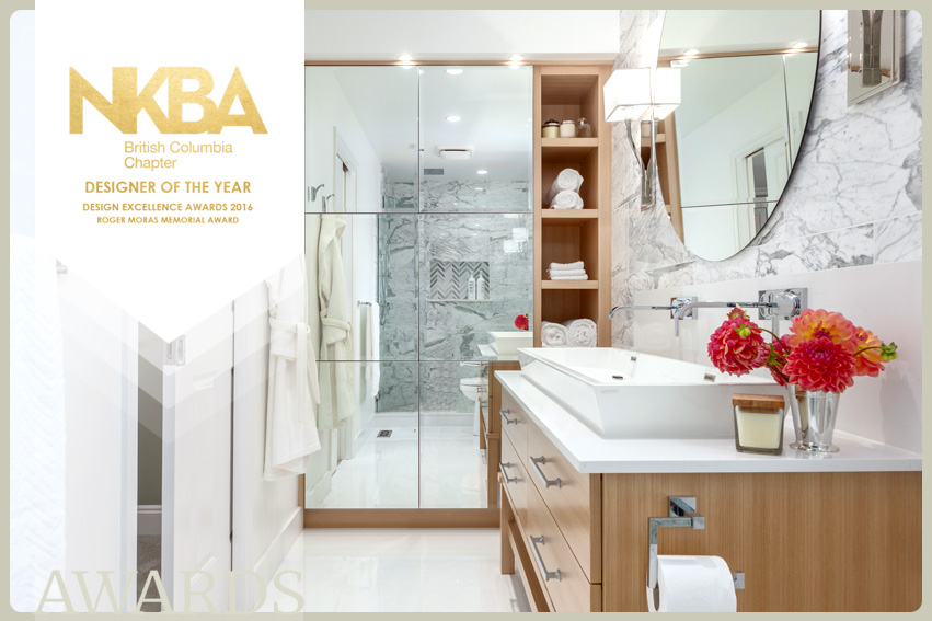 Western Canada’s Designer of the Year & Design Excellence Award in British Columbia by NKBA BC 2016