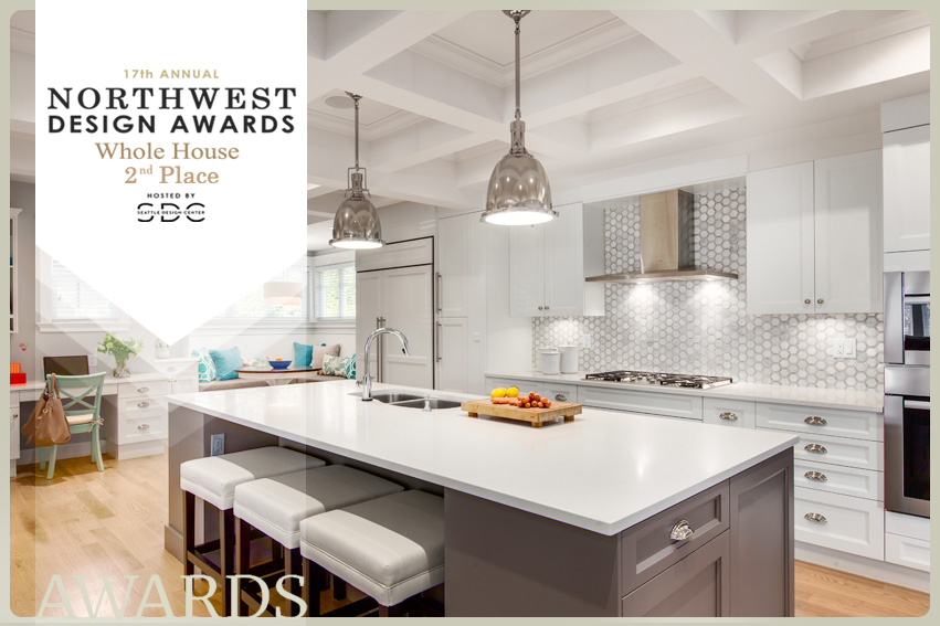 Northwest Design Awards Second Place for Whole House Design in Pacific Northwest Regin 2017