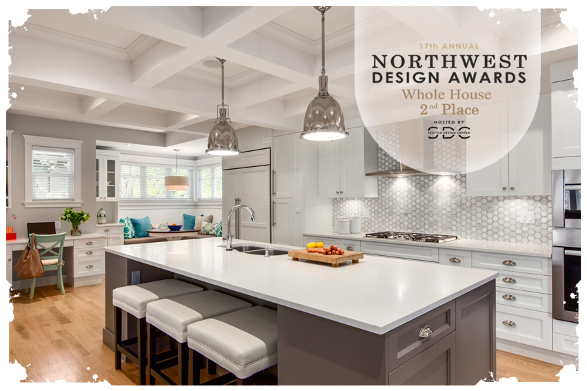 Northwest Design Awards Second Place for Whole House Design in Pacific Northwest Regin 2017