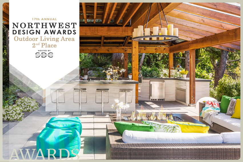 Northwest Design Awards Second Place for Outdoor Living Design in Pacific Northwest Regin 2017
