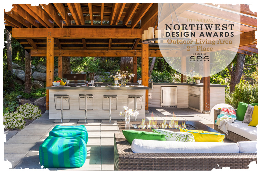 Northwest Design Awards Second Place for Outdoor Living Design in Pacific Northwest Regin 2017