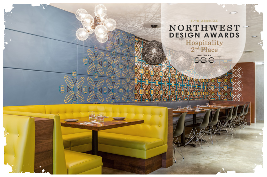Northwest Design Awards Second Place for Hospitality Design in Pacific Northwest Regin 2017