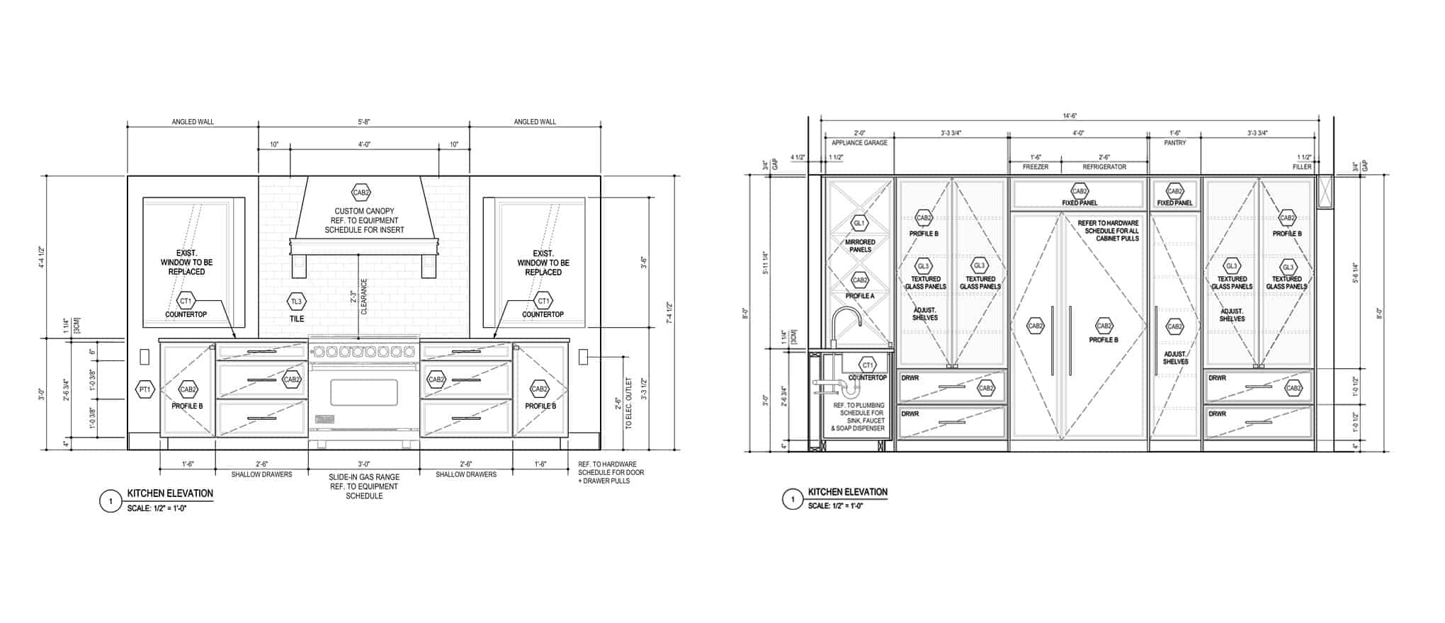 from-concept-to-completion Luxury Farmhouse Kitchen Elevations in West Vancouver designed by Space Harmony