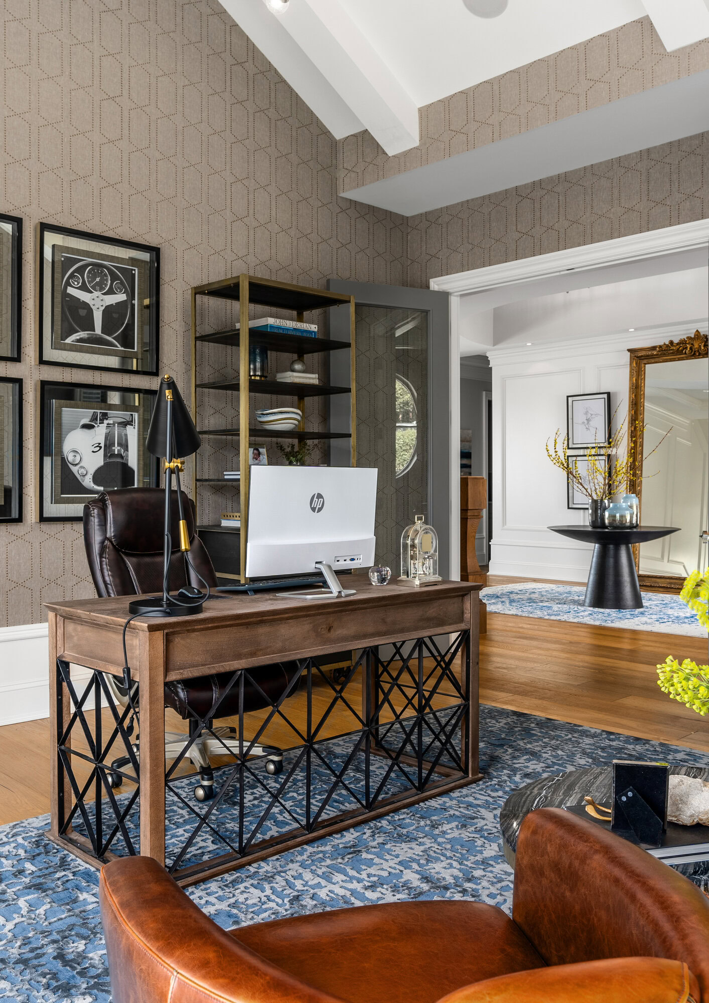 beautiful-office-design Beautiful Home Design in West Vancouver