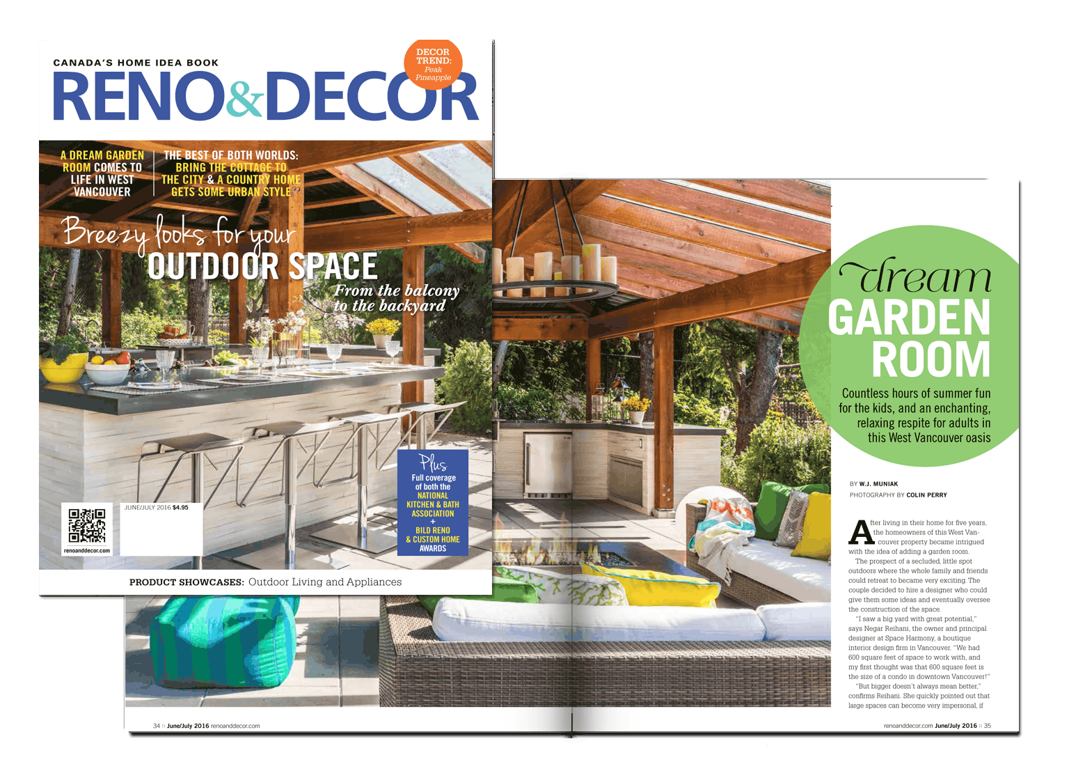 Reno & Décor – A Dream Garden Room (Cover Story)